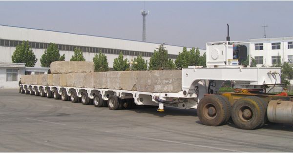 One thousand tons is nothing, the special way of transportation for large vehicles