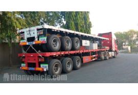 Zimbabwe Customers Feedback of Tri Axle Trailer with Drop Sides