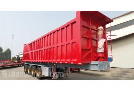 4 Axle 32CBM Semi Tipper Trailer will be sent to Mali