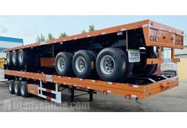 Tri Axle Flatbed Semi Trailer will be sent to Ethiopia