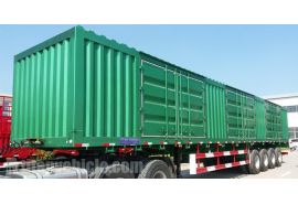 4 Axle Dry Van Trailer will be sent to Nigeria Lagos