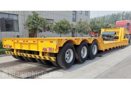 3 Line 6 Axle 100 Ton Detachable Gooseneck Trailer will be sent to Nigeria Lagos