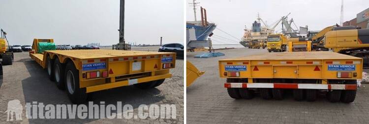 Package of Lowboy Semi Trailer