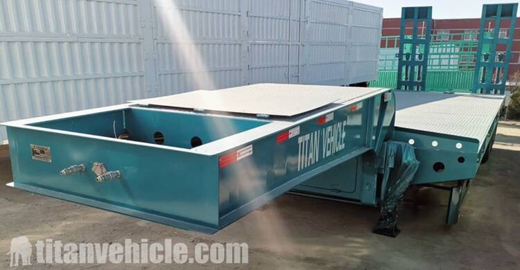 3 Axle 60T Low Loader Trailer For Sale In Philippines