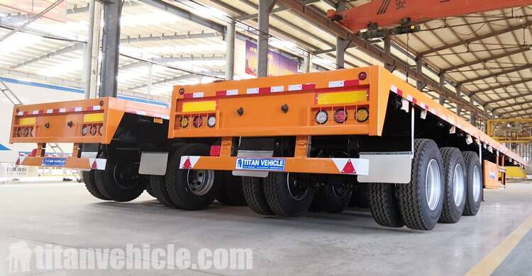 3 Axle Flatbed Semi Trailer for Sale