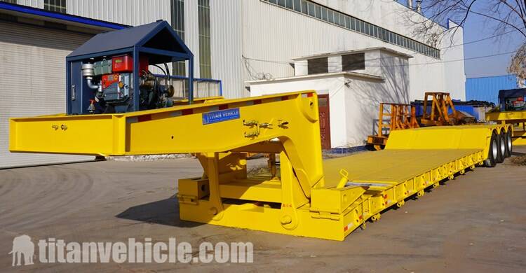 120T Detachable Gooseneck Trailers for Sale in Nigeria Lagos