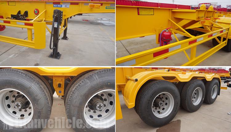 Details of 3 Axle Container Chassis Trailer Manufacture