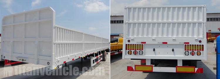 3 Axle Side Wall Semi Trailer for Sale In Dominica