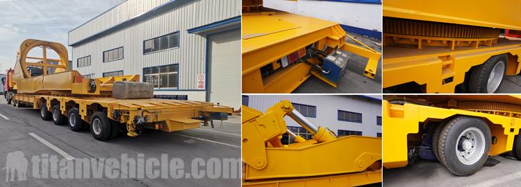 Details of Windmill Blade Transport Adaptor Trailer