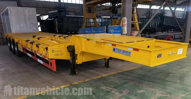 80 Ton Excavator Low Loader Trailer for Sale In Nigeria