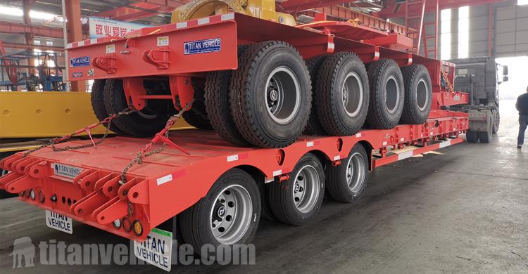 4 Axle Beam Transport Trailer and Lowbed Trailer for Sale In Dominica Santo Domingo