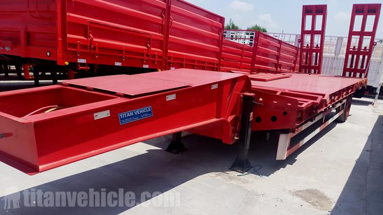 2 Axle 40 Ton Drop Deck Trailer for Sale In Uganda