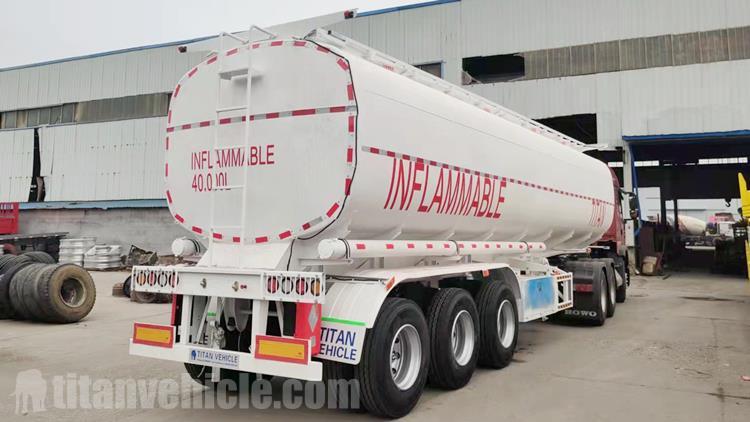 40000L Oil Tanker Trailer for Sale In Benin