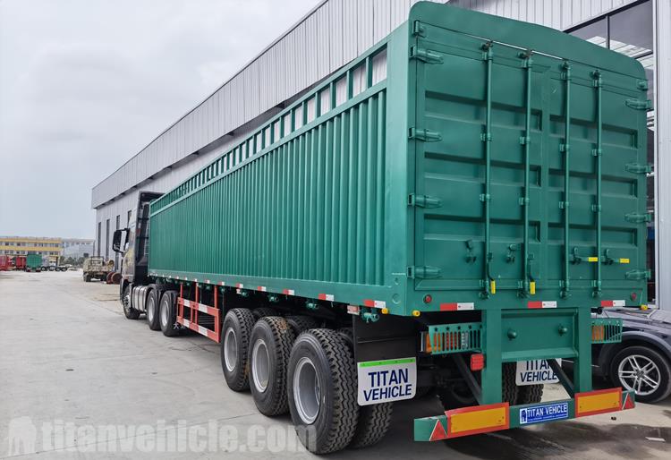 Tri Axle Drop Side Trailer for Sale In Cote d'Ivoire