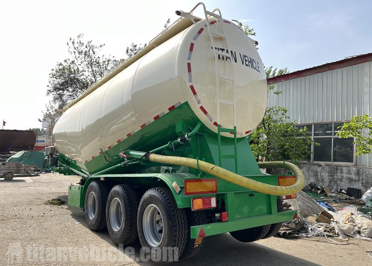 3 Axle Cement Bulker Tanker Trailer for Sale In Ghana