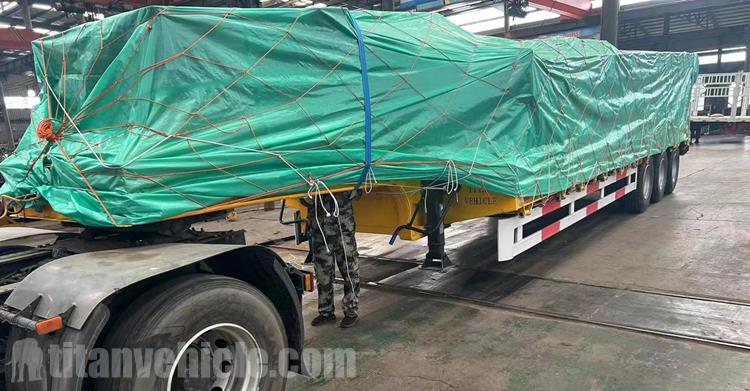 3 Axle Low Loader Truck Trailer for Sale in Malawi MWBLZ