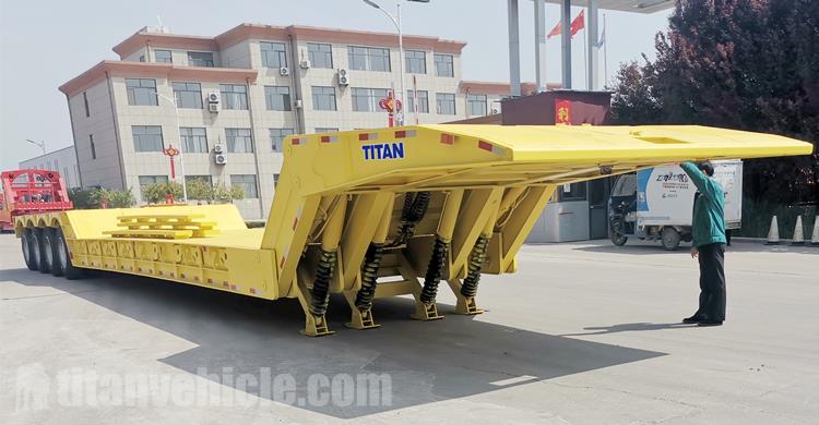 4 Axle Folding Goose Neck Trailer for Sale In Nigeria Lagos