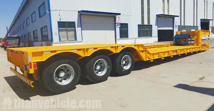 3 Line 6 Axle 100 Ton Front Load Lowbed Trailer for Sale In Angola