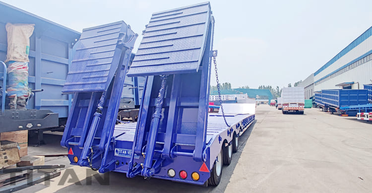 3 Axle 80 Tons Semi Low Loader Trailer for Sale in Zimbabwe