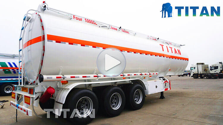 3 Axle 40000 Liters Fuel Tanker Trailer for Sale Manufacture